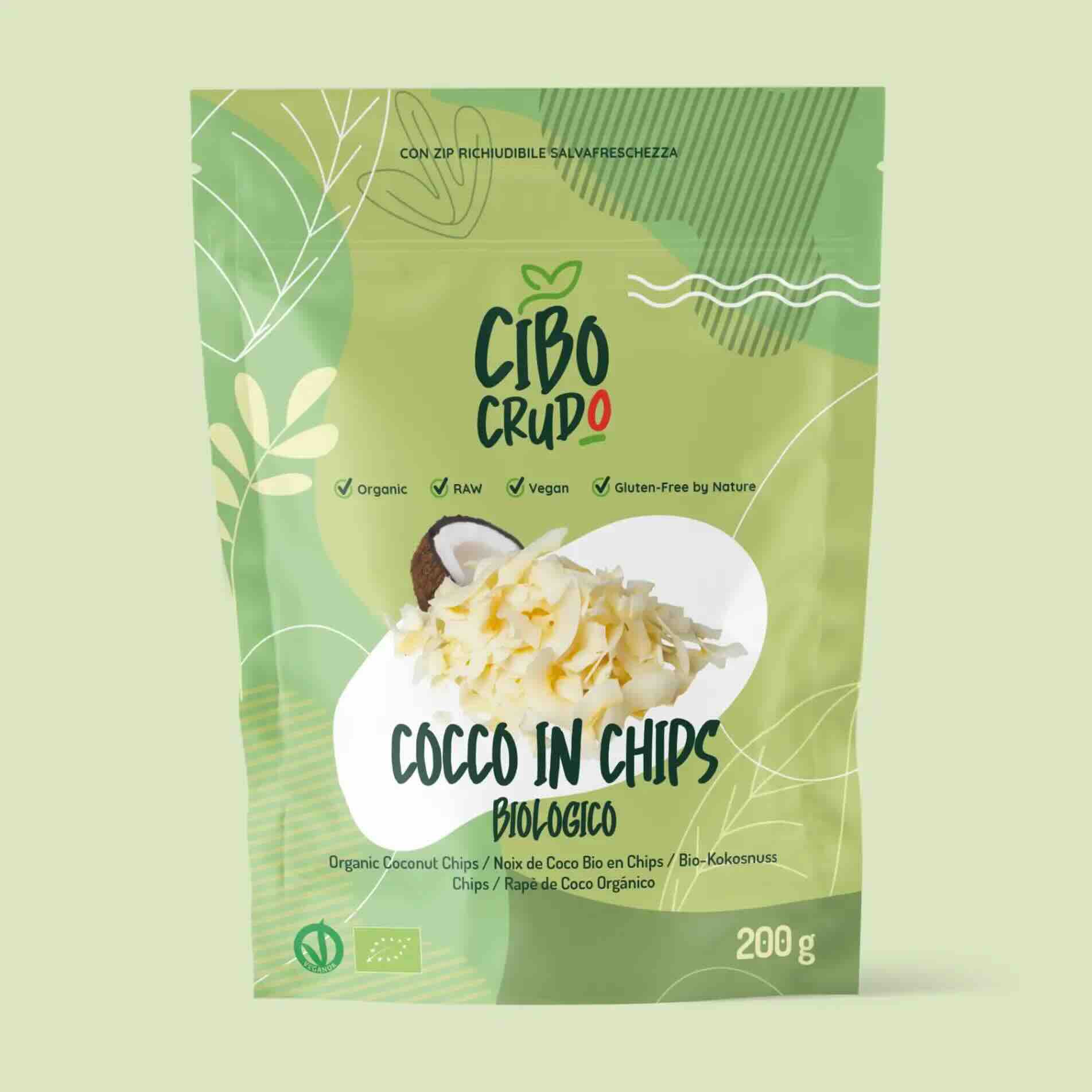 Chips di Cocco - Raw Organic - 200gr